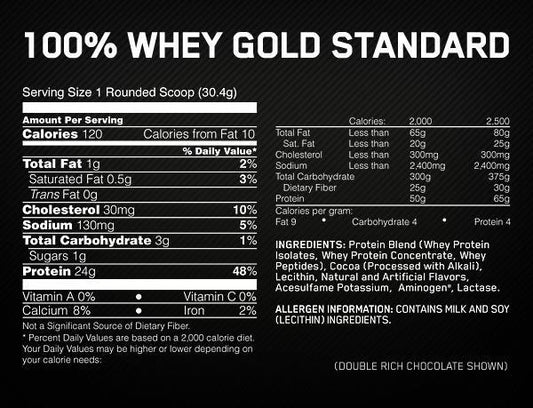 Gold Standard 100% Whey 1.6Lb Chocolate Peanut Butter