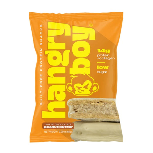 Alfajor de Chocolate Blanco con Mantequilla de Mani