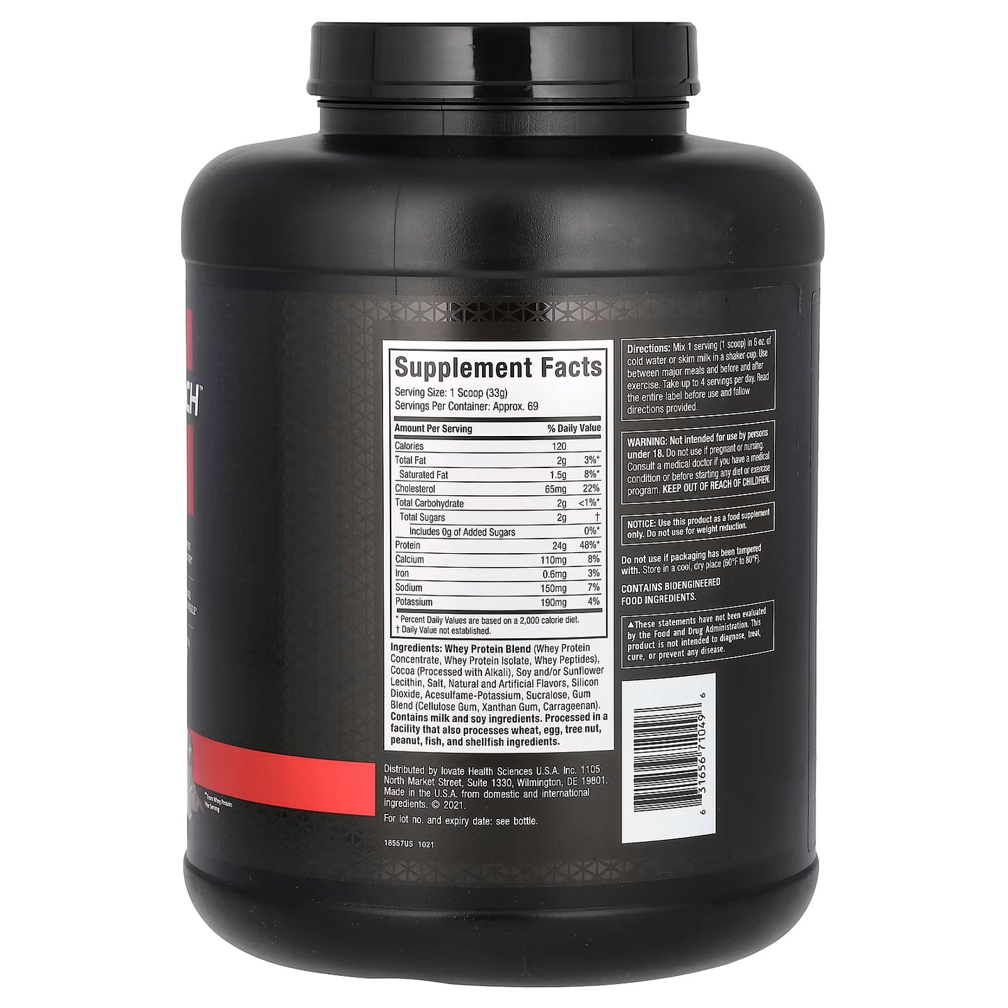 Nitro Tech 100% Whey Gold 5Lb Double Rich Chocolate