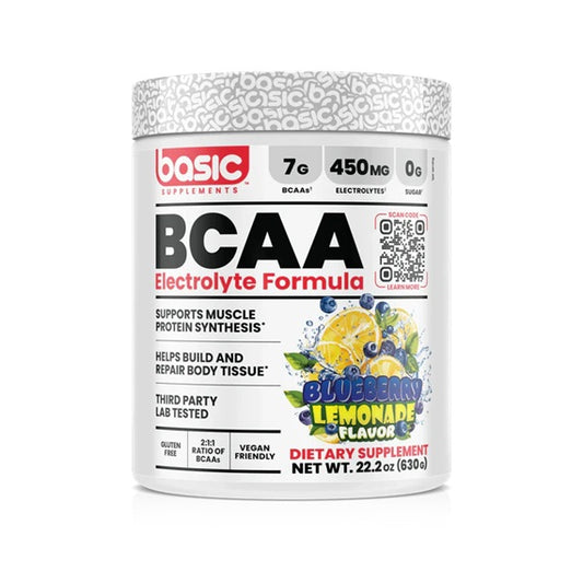 BCAA Basic Blueraspberry Lemonade 60 Servicios