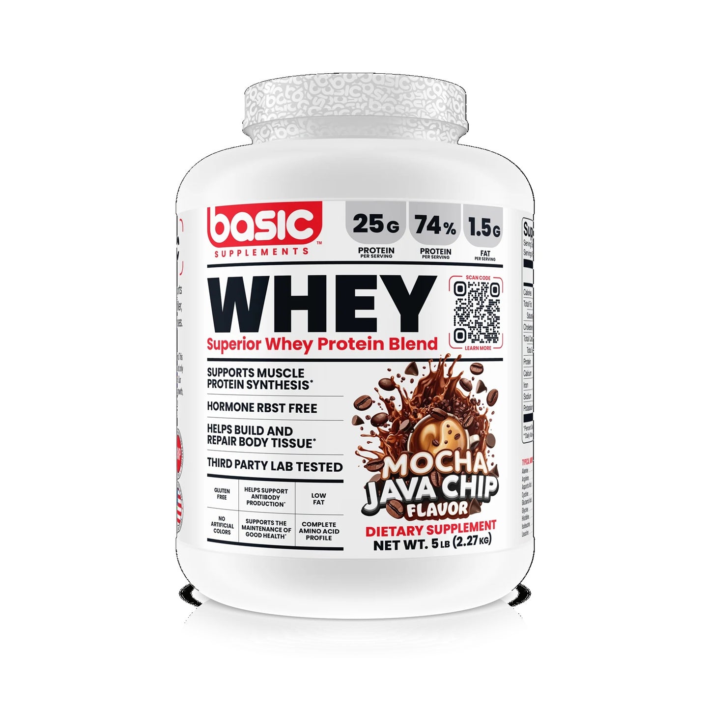 Basic Whey Mocha Java Chip 5Lb