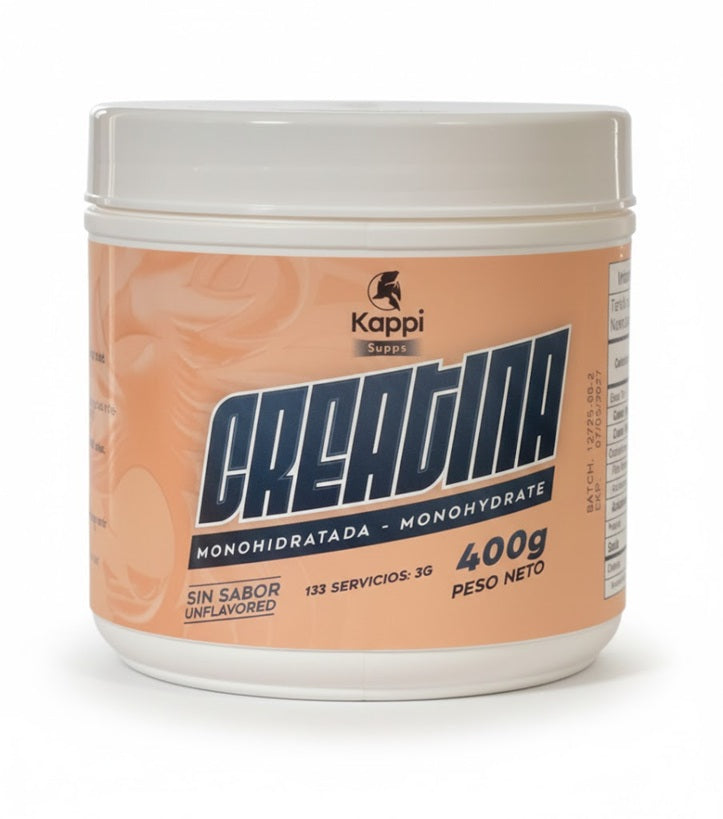 Creatina Monohidratada Sin Sabor 400Gr
