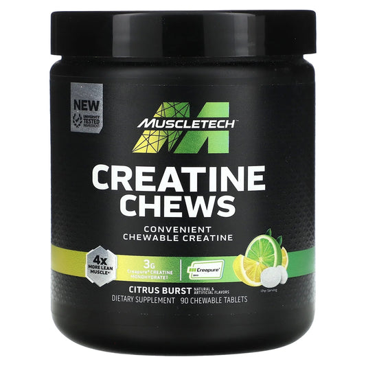 Creatine Chews Citrus Burst 90 Servicios
