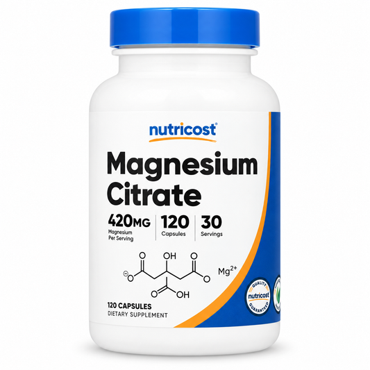 Magnesium Citrate 420mg Nutricost