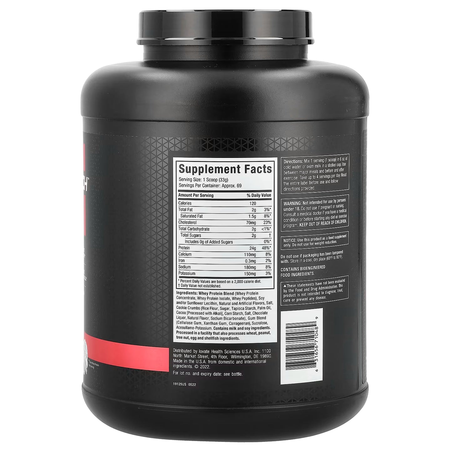 Nitro Tech 100% Whey Gold 5Lb Cookies & Cream