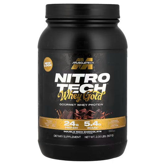 Nitro Tech 100% Whey Gold 2Lb Double rich chocolate