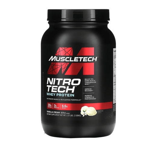 Nitro Tech Whey Protein Vainilla 2Lb