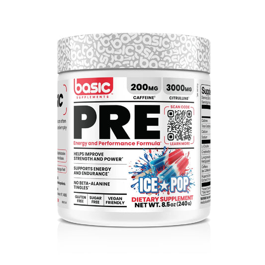 Preworkout Basic Ice Pop 30 Servicios