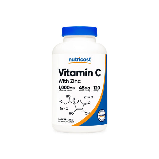 Vitamina C With Zinc Nutricost