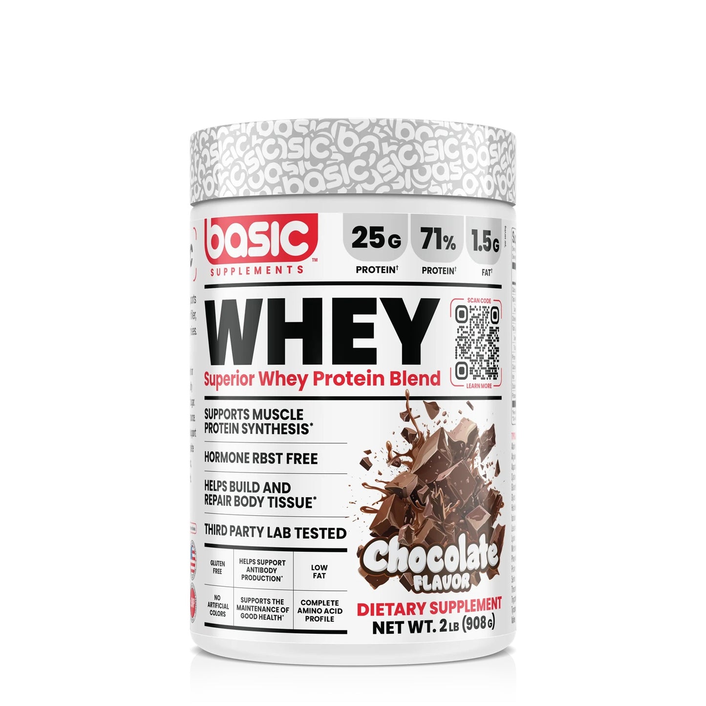 Whey Basic Chocolate 2Lb