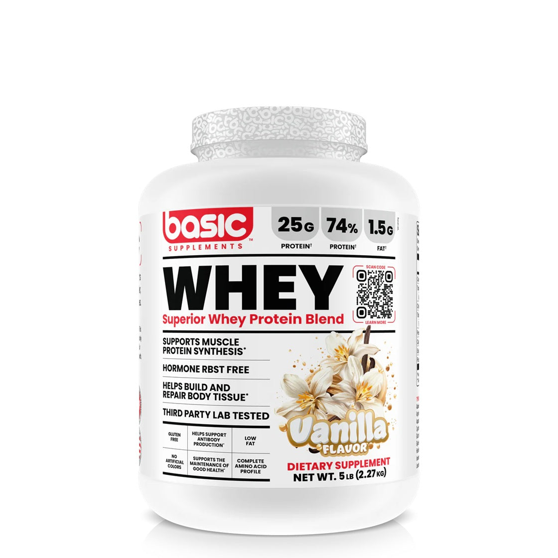 Whey Basic Vainilla 5Lb