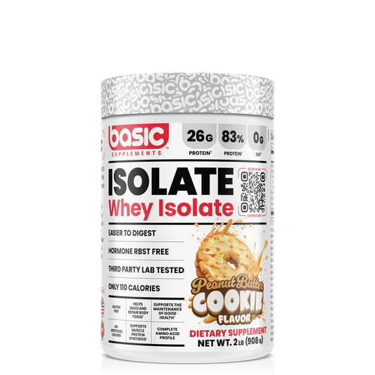 Whey Isolate Basic Peanut Butter Cookie 2Lb
