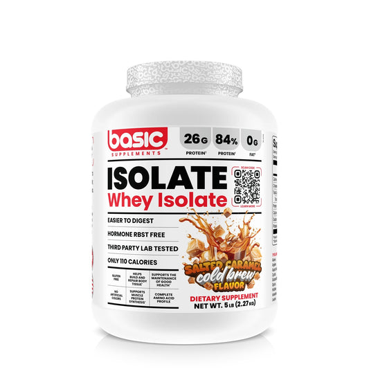 Whey Isolate Basic Salted Caramel Cold Brew 5Lb