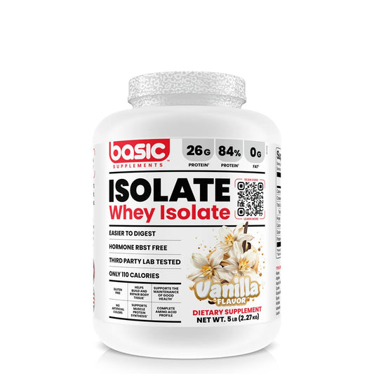 Whey Isolate Basic Vainilla 5Lb