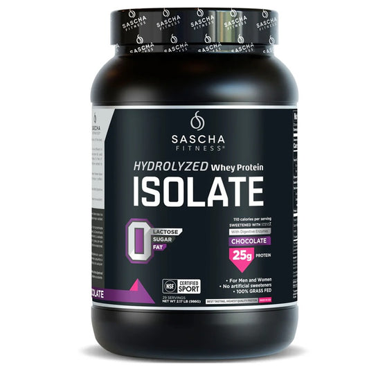 Whey Protein Isolate Hydrolized Chocolate 2Lb