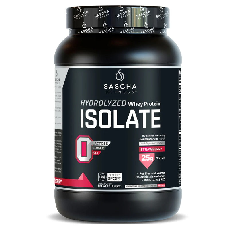 Whey Protein Isolate Hydrolized Strawberry 2Lb