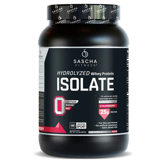 Whey Protein Isolate Hydrolized Strawberry 2Lb