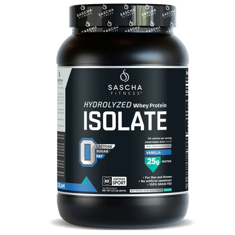 Whey Protein Isolate Hydrolized Vainilla 2Lb