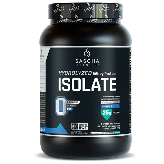 Whey Protein Isolate Hydrolized Vainilla 2Lb